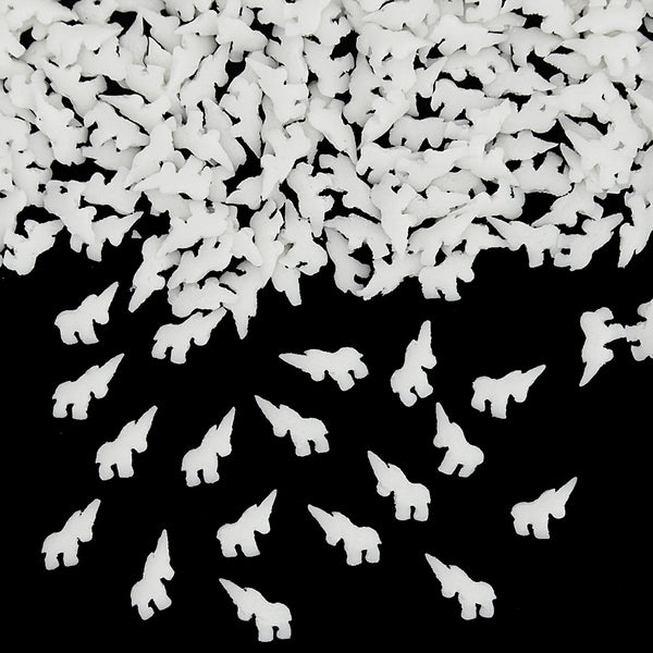 White Confetti Unicorn -Soya Free Nuts Free Kosher Certified Sprinkles