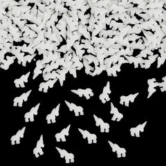 White Confetti Unicorn -Soya Free Nuts Free Kosher Certified Sprinkles (Top 14 Allergen Free, Naturally Sourced Ingredients, Plant-based, Clean Label Free From GMO, Hydrogenated Fat, Palm oil, Vegan, BRC, Halal & FDA)