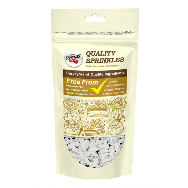 White Confetti Unicorn -Soya Free Nuts Free Kosher Certified Sprinkles
