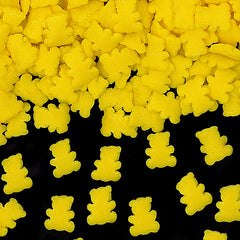 Yellow Confetti Bear - Soya Free Nuts Free Halal Certified Sprinkles (Top 14 Allergen Free, Naturally Sourced Ingredients, Plant-based, Clean Label Free From GMO, Hydrogenated Fat, Palm oil, Vegan, BRC, Kosher & FDA)