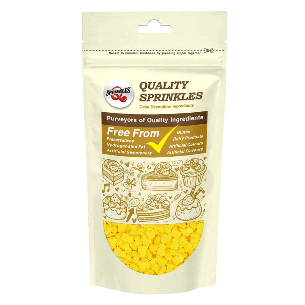 Yellow Confetti Chick - Soya Free Nuts Free Kosher Certified Sprinkles