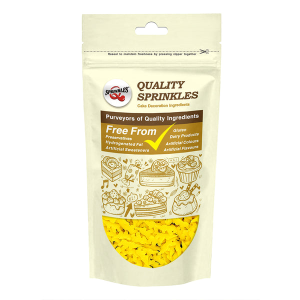 Yellow Confetti Unicorn - Nut Free Soy Free Kosher Certified Sprinkles