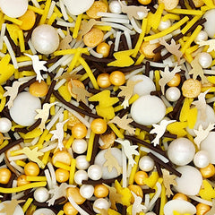 Fearless - No Gluten Natural Ingredients Sprinkles Mix Cake Decoration (Top 14 Allergen Free, Plant-based, Clean Label Free From GMO, Hydrogenated Fat, Palm oil, Certified Vegan, BRC, Kosher, Halal & FDA)