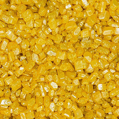 Gold Sparkling Sugar - Natural Ingredients Sprinkles Cake Decoration (Top 14 Allergen Free, Plant-based, Clean Label Free From GMO, Hydrogenated Fat, Palm oil, Certified Vegan, BRC, Kosher, Halal & FDA)