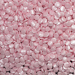 Shimmer Pink Confetti Sequins - Dairy Free Kosher Sprinkles For Cake (Top 14 Allergen Free, Naturally Sourced Ingredients, Plant-based, Clean Label Free From GMO, Hydrogenated Fat, Palm oil, Certified Vegan, BRC, Halal & FDA)