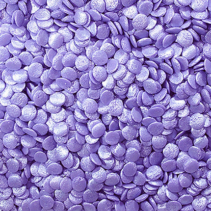Shimmer Purple Confetti Sequins - Dairy Free Sprinkles Cake Decoration