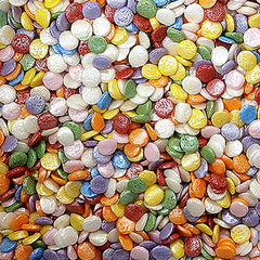 Shimmer Rainbow Confetti Sequins - Clean Label Sprinkles Cake Decor (Top 14 Allergen Free, Naturally Sourced Ingredients, Plant-based, Free From GMO, Hydrogenated Fat, Palm oil, Certified Vegan, BRC, Kosher, Halal & FDA)