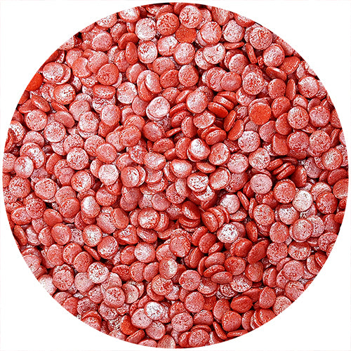 Shimmer Red Confetti Sequins - Clean Label Sprinkles Cake Decoration