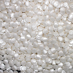 Shimmer White Confetti Sequins - Gluaten Free Nuts Free Sprinkles (Top 14 Allergen Free, Naturally Sourced Ingredients, Plant-based, Clean Label Free From GMO, Hydrogenated Fat, Palm oil, Certified Vegan, BRC, Kosher, Halal & FDA)