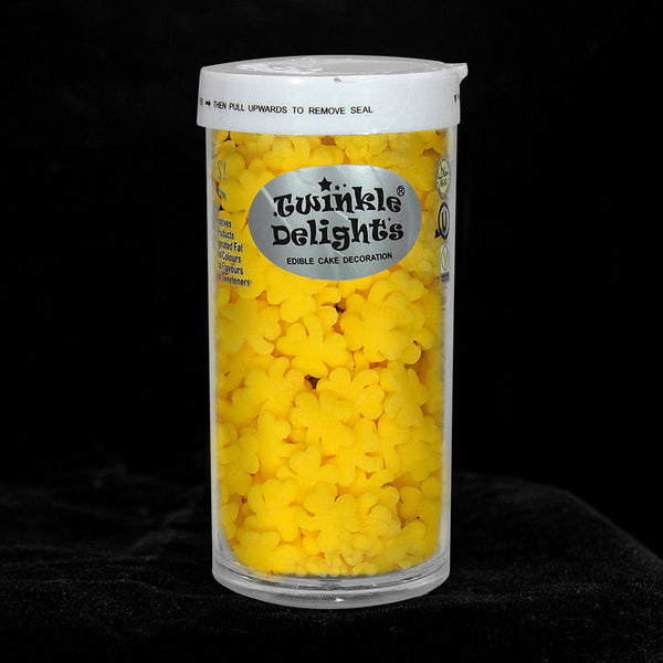 Yellow Confetti Clover - Nuts Free Soya Free Sprinkles Cake Decoration