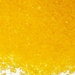 Yellow Sugar Crystals - Dairy Free Nut Free Halal Certified Sprinkles (Top 14 Allergen Free, Naturally Sourced Ingredients, Plant-based, Clean Label Free From GMO, Hydrogenated Fat, Palm oil, Vegan, BRC, Kosher & FDA)