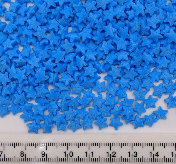 White & Blue Confetti Star - Non Gluten Nuts Free Sprinkles For Cake