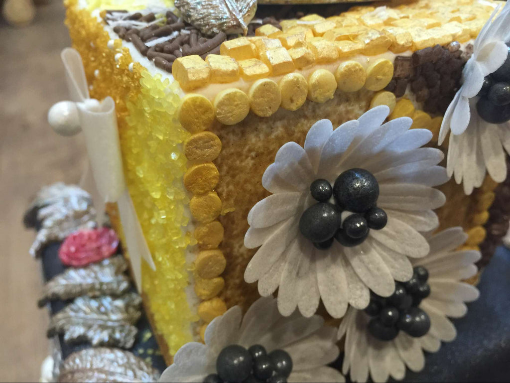 Super Sale Bulk Pack 3D Edible Wafer Paper Light Pink Double Daisy