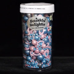 Bubble Party - Gluten Free Nuts Free Vegan Sprinkles Blend Cake Decor (Top 14 Allergen Free, Naturally Sourced Ingredients, Plant-based, Clean Label Free From GMO, Hydrogenated Fat, Palm oil, BRC, Kosher, Halal & FDA)