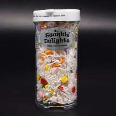 Daydreams - Gluten Free Nut Free Vegan Sprinkles Blend Cake Decoration (Top 14 Allergen Free, Naturally Sourced Ingredients, Plant-based, Clean Label Free From GMO, Hydrogenated Fat, Palm oil, BRC, Kosher, Halal & FDA)