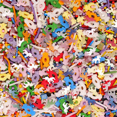 Sweetbox - Nuts Free Clean Label Halal Sprinkles Blend Cake Decoration (Top 14 Allergen Free, Naturally Sourced Ingredients, Plant-based, Free From GMO, Hydrogenated Fat, Palm oil, Certified Vegan, BRC, Kosher & FDA)