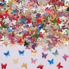 Rainbow Glitter Butterflies - Natural Ingredients Edible Decoration (Top 14 Allergen Free, Plant-based, Clean Label Free From GMO, Hydrogenated Fat, Palm oil, Certified Vegan, BRC, Kosher, Halal & FDA)