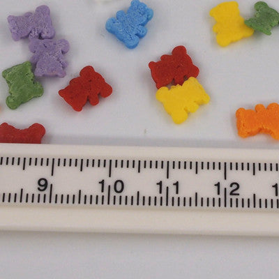 Rainbow Confetti Teddy Bear -No Dairy No Soy Kosher Certifed Sprinkles