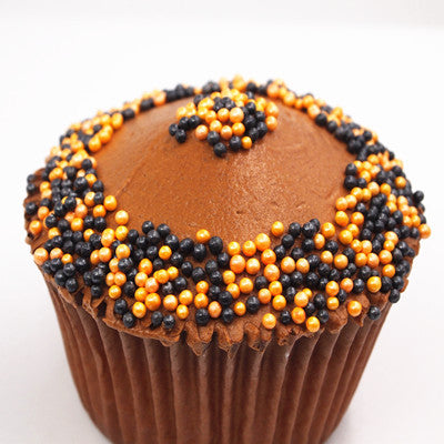 Orange Nonpareils - Gluten Free Dairy Free No Nut Vegan Sprinkles4cake