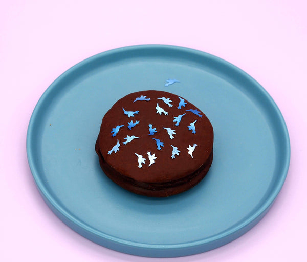 Blue Glitter Hummingbirds - No Gluten Non GMO Vegan Edible Decoration