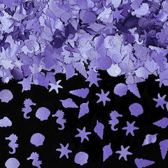 Purple Glitter Fantasy Ocean - Nuts Free Dairy Free Edible Decoration (Top 14 Allergen Free, Naturally Sourced Ingredients, Plant-based, Clean Label Free From GMO, Hydrogenated Fat, Palm oil, Certified Vegan, BRC, Kosher, Halal & FDA)