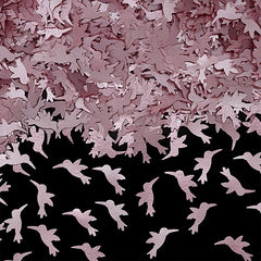 Pink Glitter Hummingbirds - Dairy Free Non GMO Edible Cake Decoration (Top 14 Allergen Free, Naturally Sourced Ingredients, Plant-based, Hydrogenated Fat, Palm oil, Certified Vegan, BRC, Kosher, Halal & FDA)