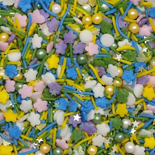 Flower Power - Gluten Free Nuts Free Easter Sprinkles Blend Cake Decor