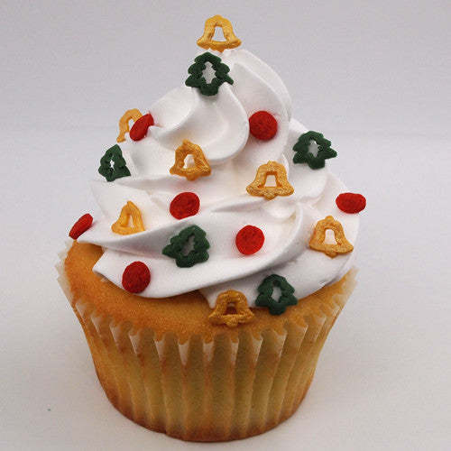 Christmas Tree & Nonpareils - Dairy Free Sprinkles Mix Cake Decoration