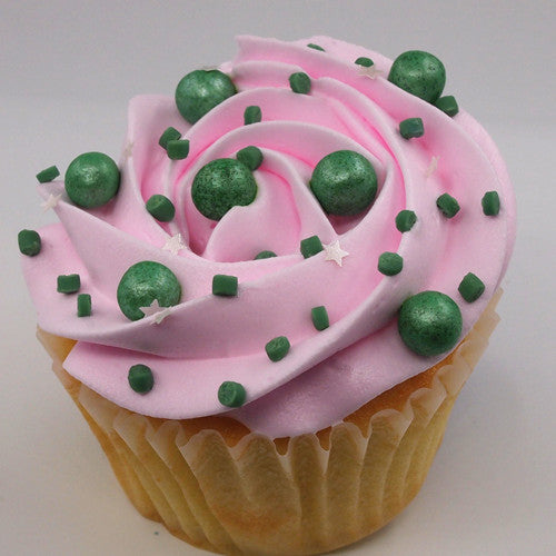 Pearlized Green 6 in 1 shaker - Non-Gluten Vegan Sprinkles Cake Decor