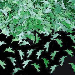 Green Glitter Hummingbirds - No Nuts Halal Certified Edible Decoration (Top 14 Allergen Free, Naturally Sourced Ingredients, Plant-based, Clean Label Free From GMO, Hydrogenated Fat, Palm oil, Vegan, BRC, Kosher & FDA)