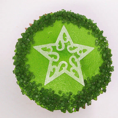 Green Sugar Crystals - Dairy Free Nut Free Vegan Sprinkles For Cakes