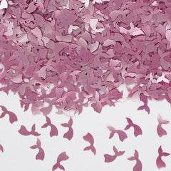 Pink Glitter Mermaid Tails - No Nuts Clean Label Edible Decoration (Top 14 Allergen Free, Naturally Sourced Ingredients, Plant-based, Free From GMO, Hydrogenated Fat, Palm oil, Certified Vegan, BRC, Kosher, Halal & FDA)