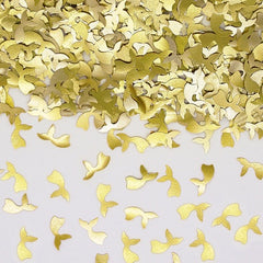 Gold Glitter Mermaid Tails - Non Dairy Non GMO Vegan Edible Decoration (Top 14 Allergen Free, Naturally Sourced Ingredients, Plant-based, Clean Label Free From GMO, Hydrogenated Fat, Palm oil, BRC, Kosher, Halal & FDA)