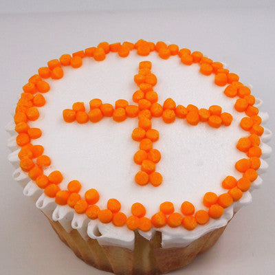 Orange Confetti Dots - No Gluten Vegan Sprinkels Cake Decorations