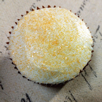 Orange Glitter Sparkles - No Dairy Clean Label Vegan Edible Decoration