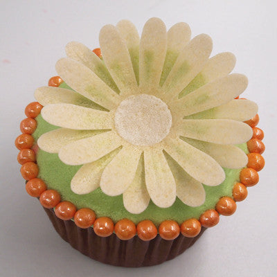 Shimmer Orange 4mm Pearls - No Gluten No Nut Sprinkles Cake Decoration