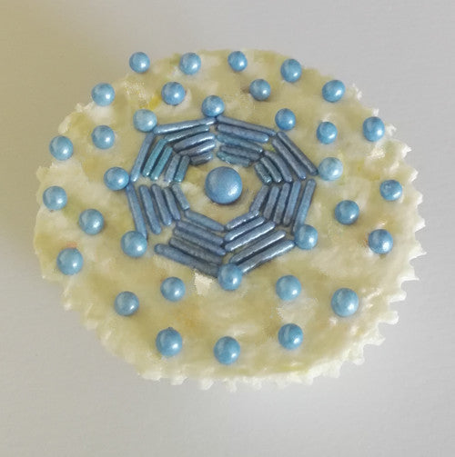 Pearlized Blue 6 in 1 shaker - No Gluten Nut Free Sprinkles Cake Decor