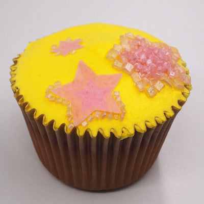 Shimmer Pink Sugar Rocs - No Gluten Nuts Free Vegan Sprinkles For Cake