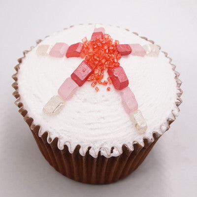 Shimmer Red Sugar Rocs - No Soya Clean Label Sprinkles Cake Decoration