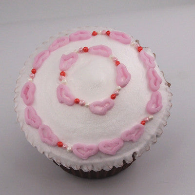 Pink Confetti Angel Heart - Nuts Free Clean Label Sprinkles Cake Decor