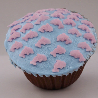 Pink Confetti Dolphin - Gluten Free Soy Free Sprinkles Cake Decoration