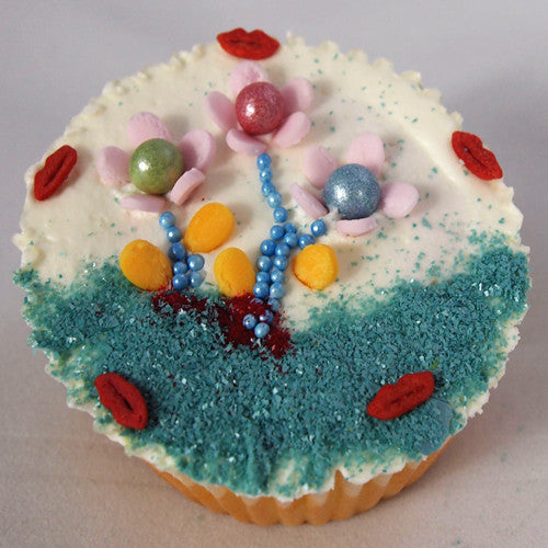 Pearlized Blue 6 in 1 shaker - No Gluten Nut Free Sprinkles Cake Decor