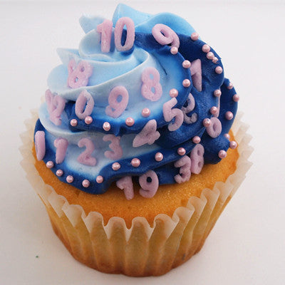 Pink Confetti Number - Halal Certifed Gluten Free Sprinkles For Cake