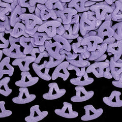 Purple Confetti Witch Hat - Non Gluten Dairy Free Sprinkles For Cake (Top 14 Allergen Free, Naturally Sourced Ingredients, Plant-based, Clean Label Free From GMO, Hydrogenated Fat, Palm oil, Certified Vegan, BRC, Kosher, Halal & FDA)