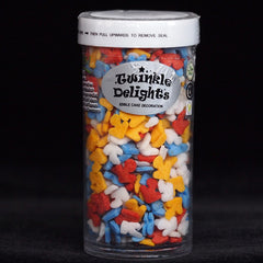 Party Rainbow Confetti Anchor - Gluten Free Halal Certified Sprinkles (Top 14 Allergen Free, Naturally Sourced Ingredients, Plant-based, Clean Label Free From GMO, Hydrogenated Fat, Palm oil, Vegan, BRC, Kosher & FDA)
