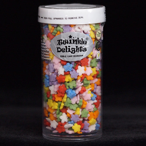 Rainbow Confetti Flower - Dairy Free Kosher Certified Vegan Sprinkles
