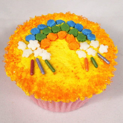 Hearts & Flowers - 6 Cell Shaker No Dairy No Soya Sprinkles Cake Decor