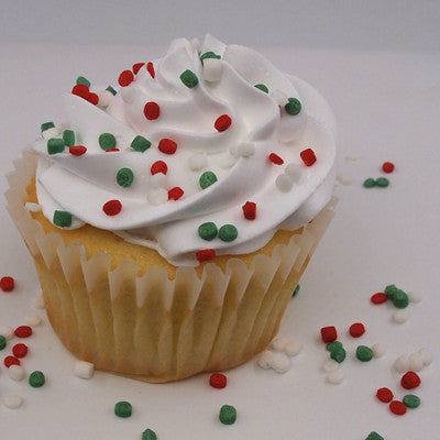 Christmas Confetti Dots - Gluten Free Clean Label Sprinkles For Cake