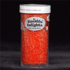 Red Sugar Crystal - Nuts Free Kosher Certified Sprinkles For Cupcake (Top 14 Allergen Free, Naturally Sourced Ingredients, Plant-based, Clean Label Free From GMO, Hydrogenated Fat, Palm oil, Vegan, BRC, Halal & FDA)