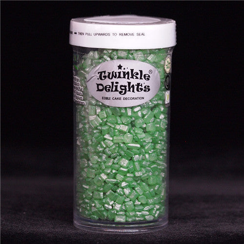 Shimmer Green Sparkling Sugar - Dairy Free Nut Free Sprinkles For Cake